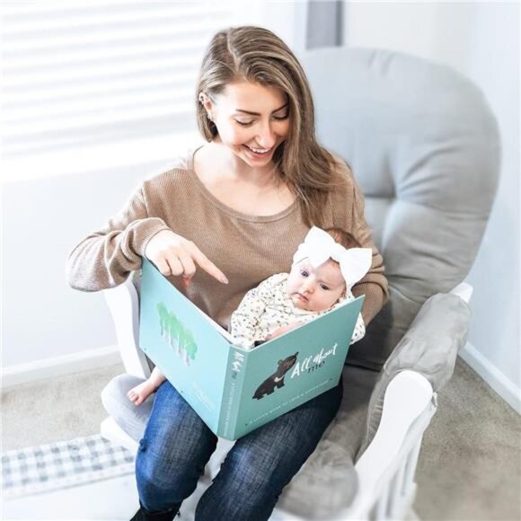 Baby Memory Book - Milestone Keepsake Baby Photo Album - First 5 Years Scrapbook - Picture 6 of 8